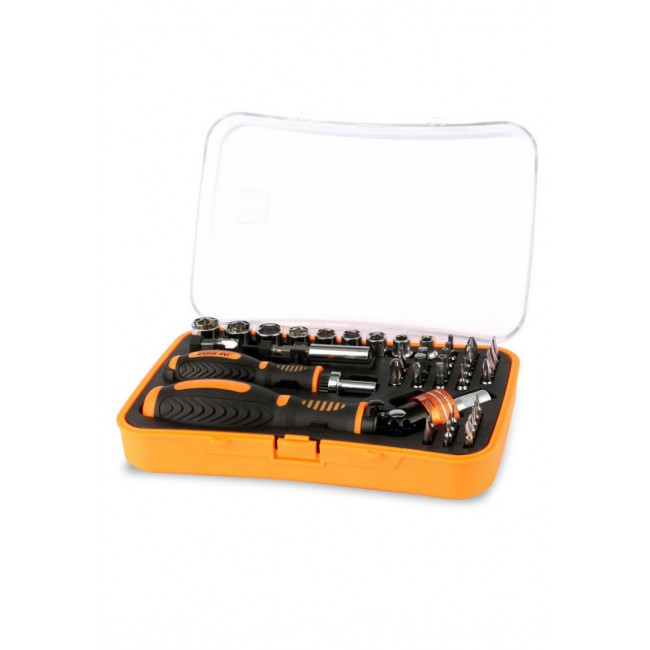 JAKEMY JM-6102 Universal Ratchet Screwdriver Bit Tool Set for PC Computer Mobile Repair