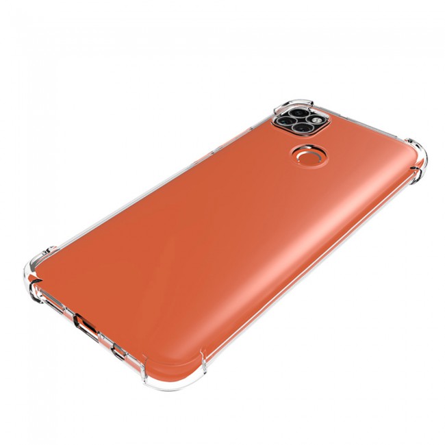 CATANES For Xiaomi Redmi 9C Case Cover Clear Protective TPU Four Corners Cover Transparent Soft Case