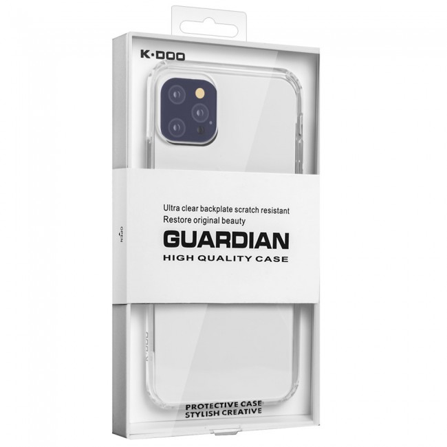 K-DOO Guardian Series Case Cover for iPhone 12 Pro – Clear