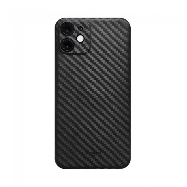 K-Doo Air Carbon Case with Carbon Fiber Design for iPhone 11 – Black