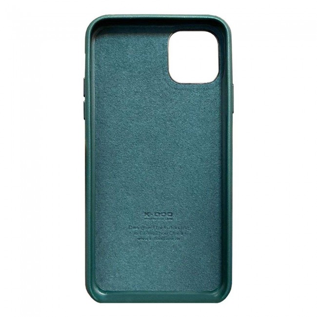 K-Doo Noble Collection Genuine Leather Case for iPhone 12 Pro Max - Green