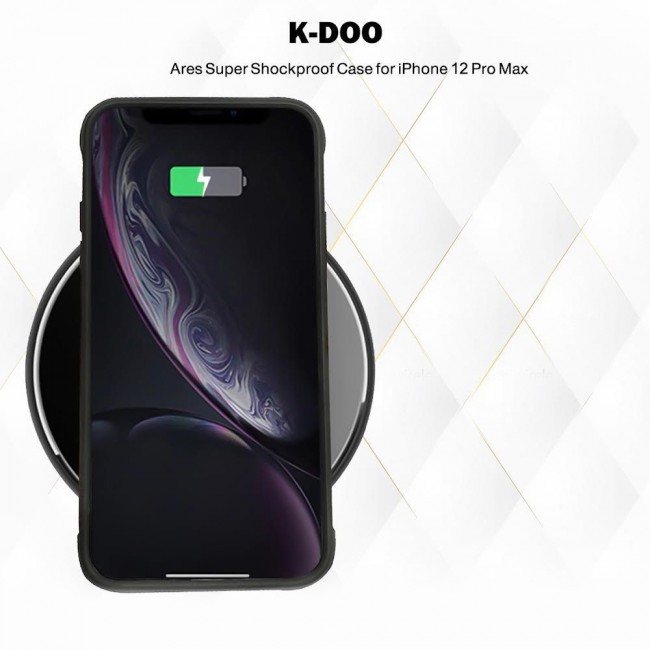 K-DOO Ares Series Case Cover for Iphone 12 Pro Max - Green