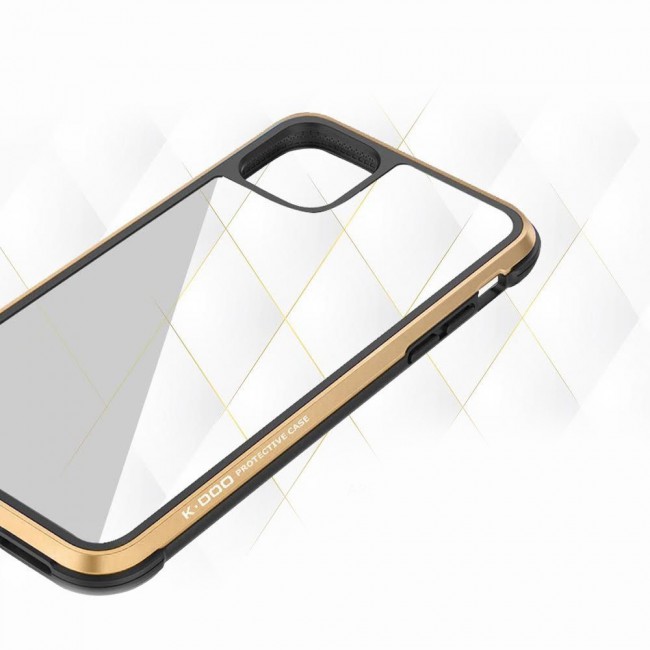 K-DOO Ares Series Case Cover for iPhone 13 Pro - Gold