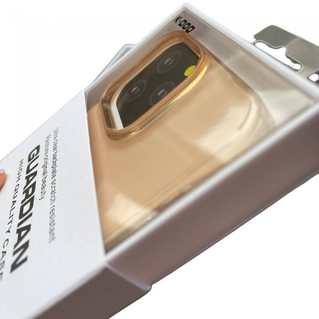 K-DOO Guardian Series Case Cover for iPhone 13 Pro – Clear Gold