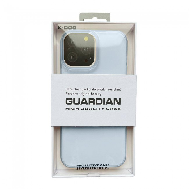 K-DOO Guardian Series Case Cover for iPhone 13 Pro Max – Clear Blue