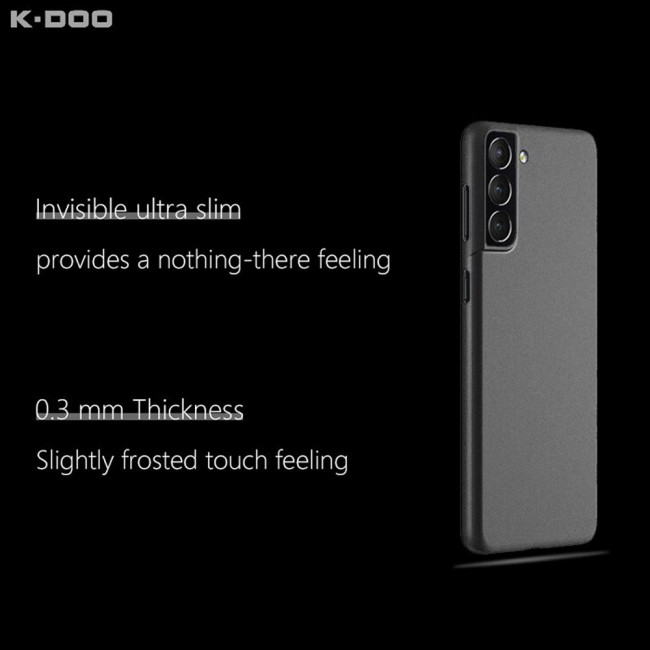 K-Doo Air Skin Case Cover for Samsung Galaxy S21 - Frosted Black