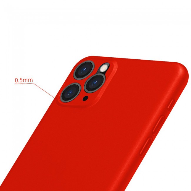 K-Doo Air Skin Case Cover for iPhone 12 Pro - Frosted Red
