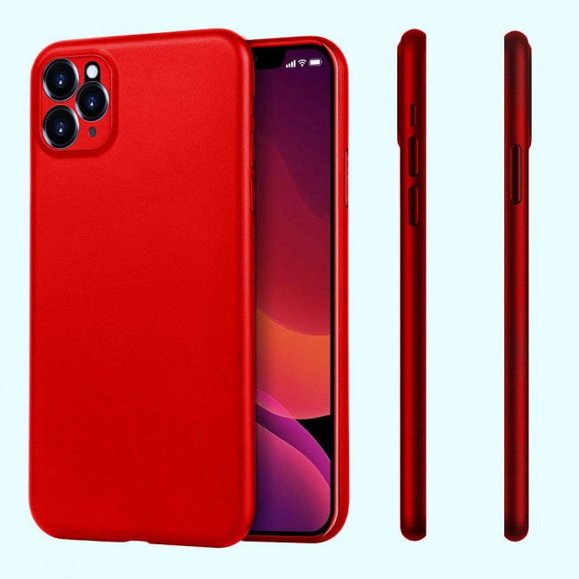 K-Doo Air Skin Case Cover for iPhone 12 Pro - Frosted Red