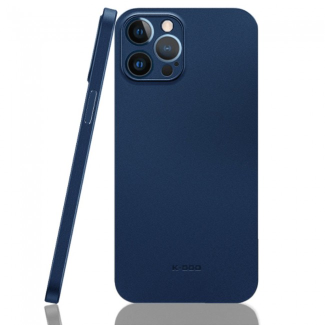 K-Doo Air Skin Case Cover for iPhone 12 Pro Max - Frosted Blue