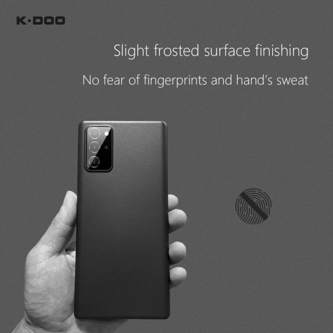 K-Doo Air Skin Case Cover for Samsung Galaxy Note 20 Ultra - Frosted Black