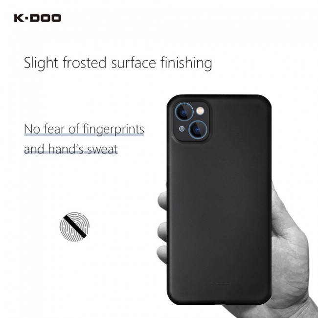 K-Doo Air Skin Case Cover for iPhone 13 mini - Frosted Black