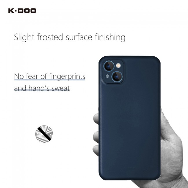 K-Doo Air Skin Case Cover for iPhone 13 mini - Frosted Blue