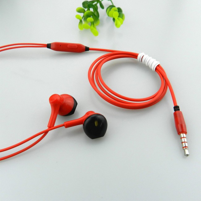 Kin K38 Stereo in-Ear Headphone with Microphone - Red