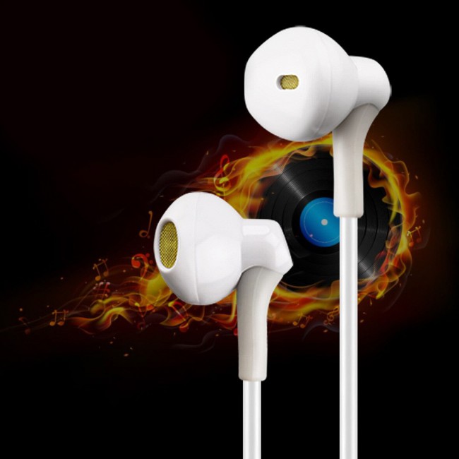 Kin K38 Stereo in-Ear Headphone with Microphone - White