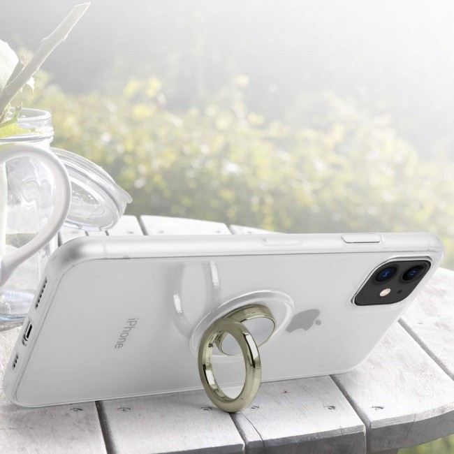 King Kong Case Cover for Apple iphone 11 with Ring Holder- Clear 