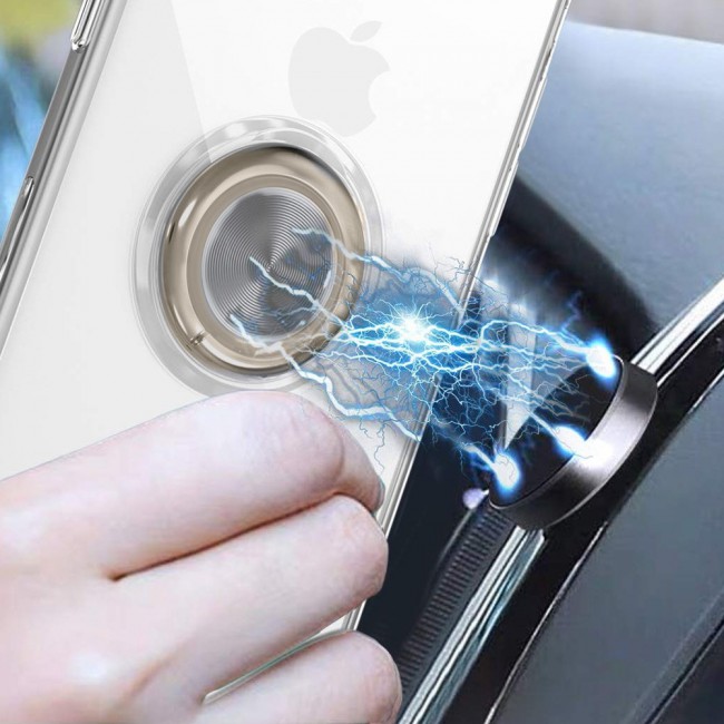 King Kong Case Cover for Apple iphone 11 with Ring Holder- Clear 