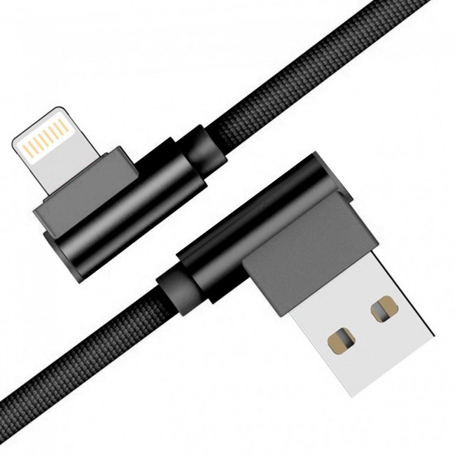 Kuke Design E69 Data Fabric Lightning Cable for Apple Products 2.4A 1M
