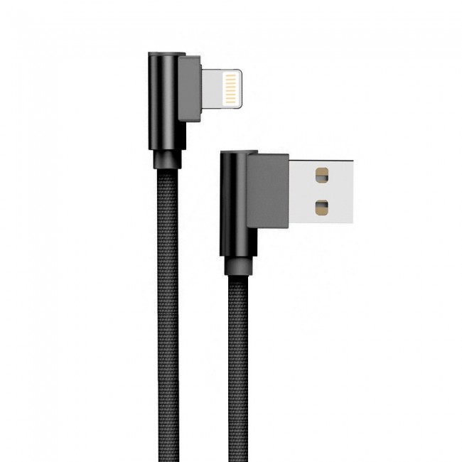 Kuke Design E69 Data Fabric Lightning Cable for Apple Products 2.4A 1M