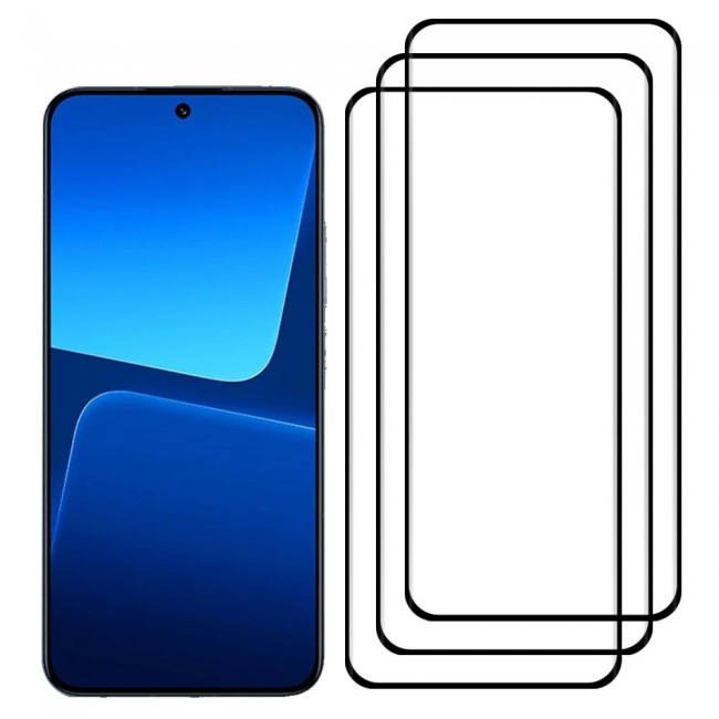 CATANES 3 Pack for Xiaomi Mi 13 Pro Screen Protector 3D Tempered Glass Protective Film Mobile PHones