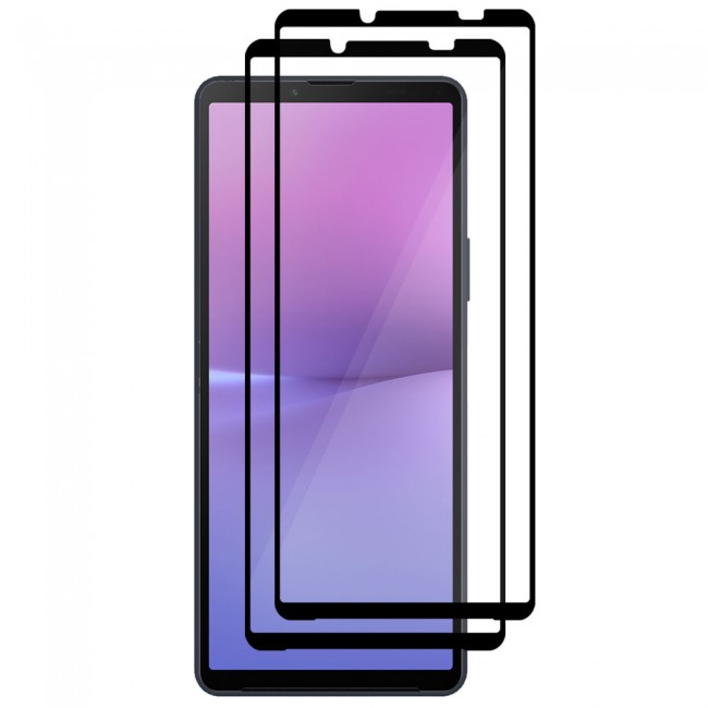CATANES 2 Pack for Sony Xperia 10 V Mobile PHones Screen Protector 3D Tempered Glass Protective Film