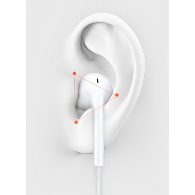 BOLICE USB C Headphones Compatiable with Samsung Galaxy S24 Plus USB C In-Ear Headphones with Microphone Volume Control and Pure Sound White