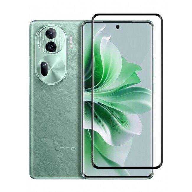 MARGOUN Oppo Reno11 Screen Protector Full Coverage Screen Protector Clear Anti-Bubble Shield Tempered Glass Screen Protector