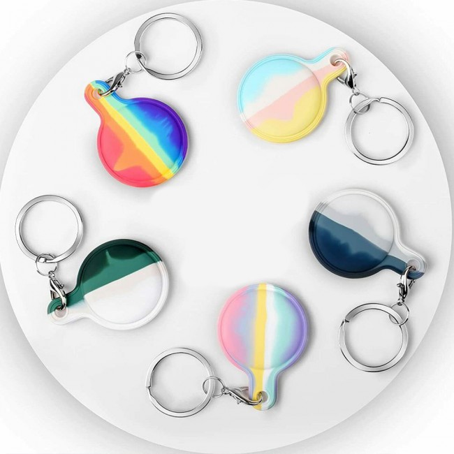 Margoun AirTag Silicone Key Ring for Apple AirTag - Multi01