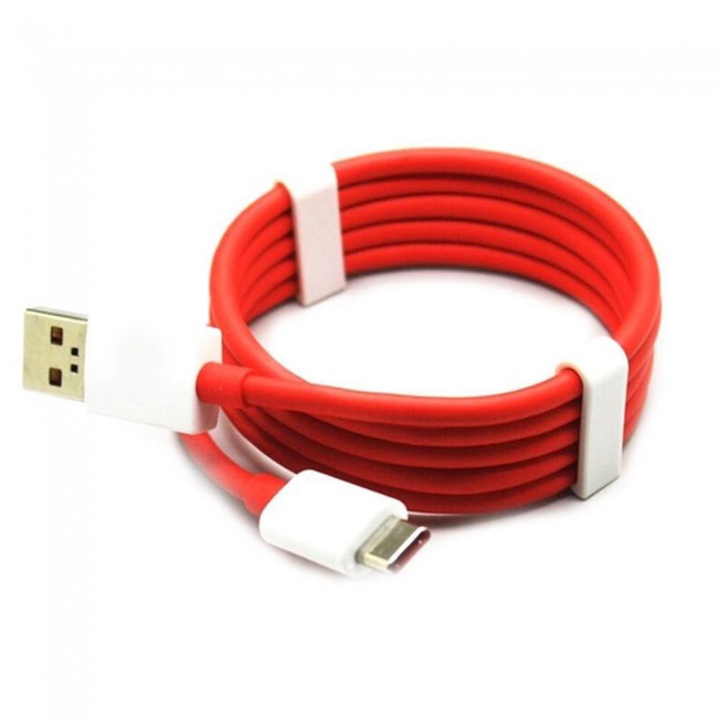 3 Pack Of OnePlus Fast Charge Type-C USB Cable Red