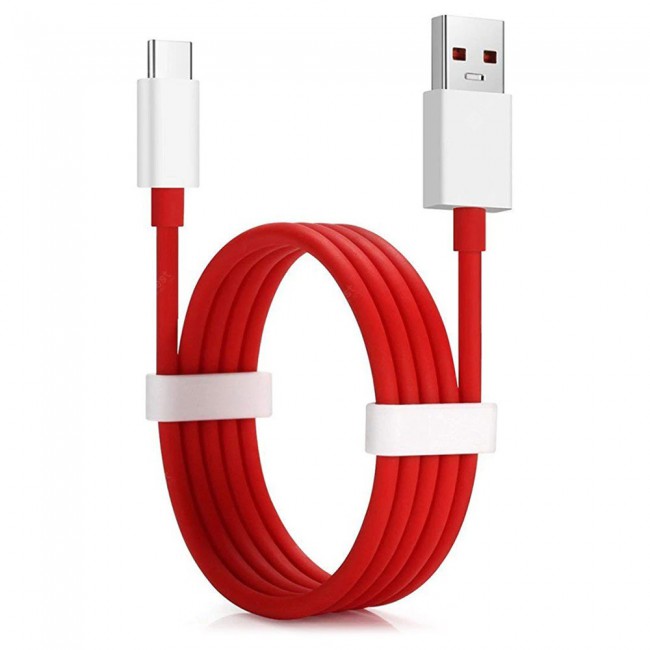 3 Pack Of OnePlus Fast Charge Type-C USB Cable Red