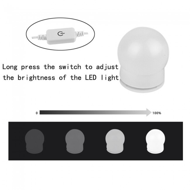 Vanity Mirror Lights Makeup Bathroom Bulbs 10Pcs