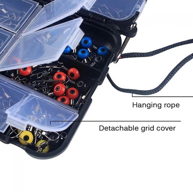 Margoun 251 Pcs Fishing Tackle Kit Fishing Equipment Box