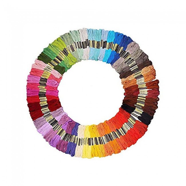 Margoun 155 Rainbow Color Embroidery Cross Stitch Crafts Floss Threads