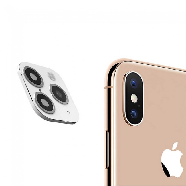 IPhone X Change to iPhone 11 Pro Metal Glass Lens Cover 2-Pack