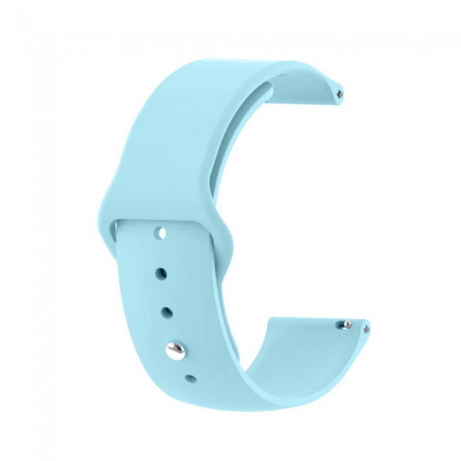 20mm Soft Silicone Band for Samsung Galaxy Watch 4 and 4 Classic 40-44mm 42-46mm Henlein Series by Margoun - Lime Green