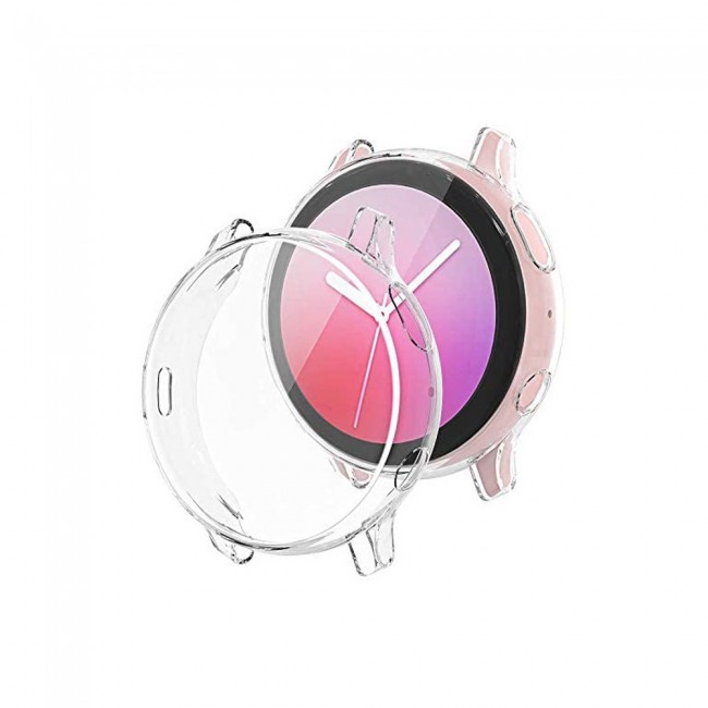 2Pack Margoun Case for Samsung Galaxy Watch Active 2 44mm - Clear