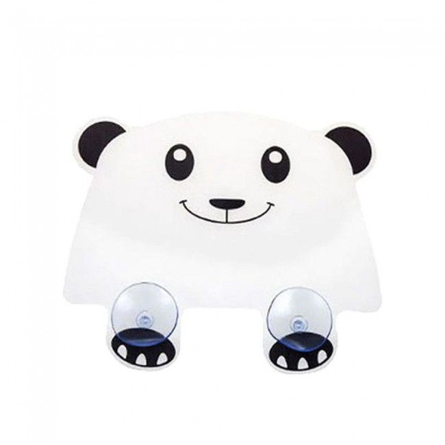 2Pack Panda Design Kitchen Sink Water Splash Guard and Silicone Star Sink Drain Filter - Light Green