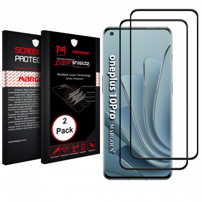 2Pack OnePlus 10 Pro 3D Screen Protector Super Shieldz - Margoun