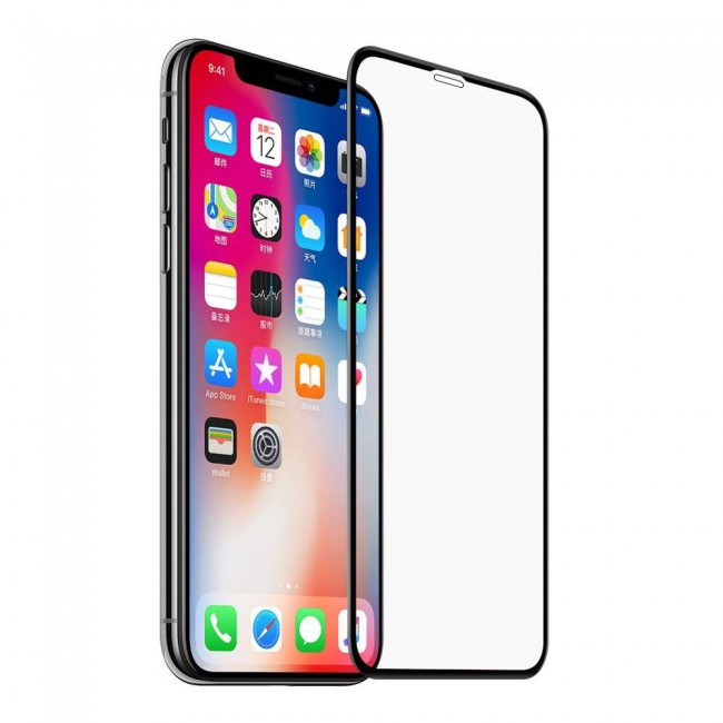 2Pack Margoun Silicone Case Cover with 3D Screen Protector for iPhone 12 - Black