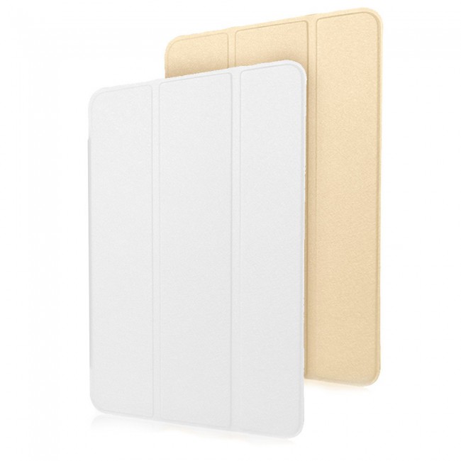 Margoun 2Pack Trifold Folio Case Cover for Samsung Galaxy Tab 4 T330 8.0 inch - Gold White