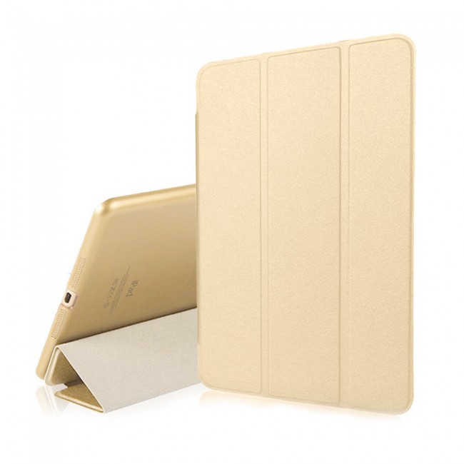 Margoun 2Pack Trifold Folio Case Cover for Samsung Galaxy Tab 4 T330 8.0 inch - Gold White