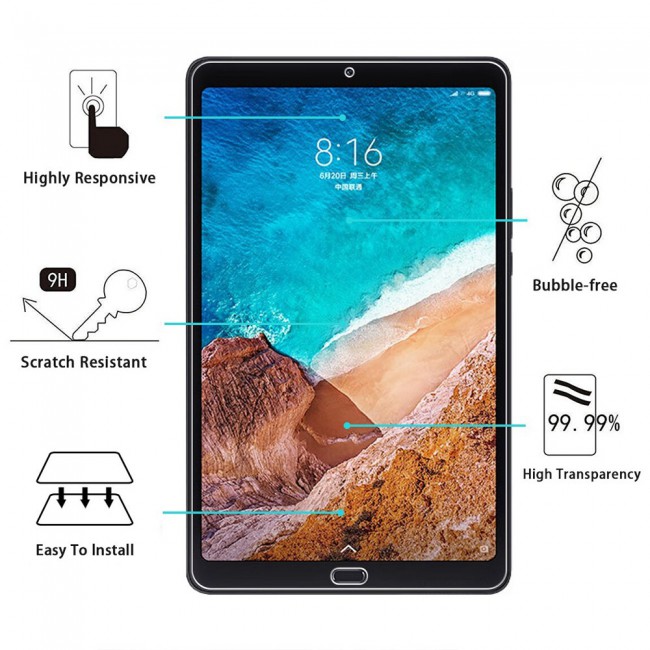 2Pack Xiaomi Mi Pad 4 8-inch Tempered Glass Screen Protector - Clear