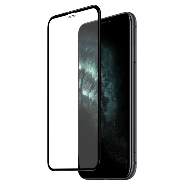Margoun 2Pack Apple iPhone 12 Pro Max Silicone Case Cover and 3D Screen Protector - Black