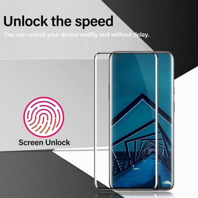 OnePlus 8 Pro Screen Protector 3D Glass Super Sheildz 2-Pack Margoun