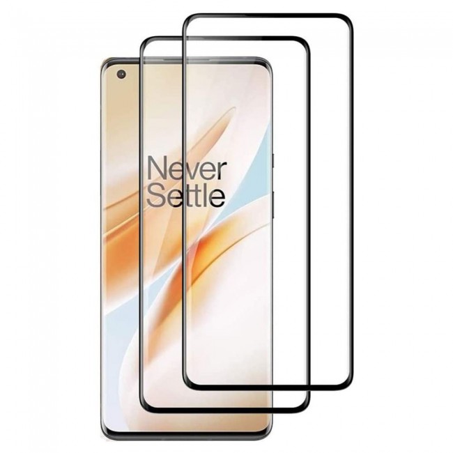 OnePlus 8 Pro Screen Protector 3D Glass Super Sheildz 2-Pack Margoun