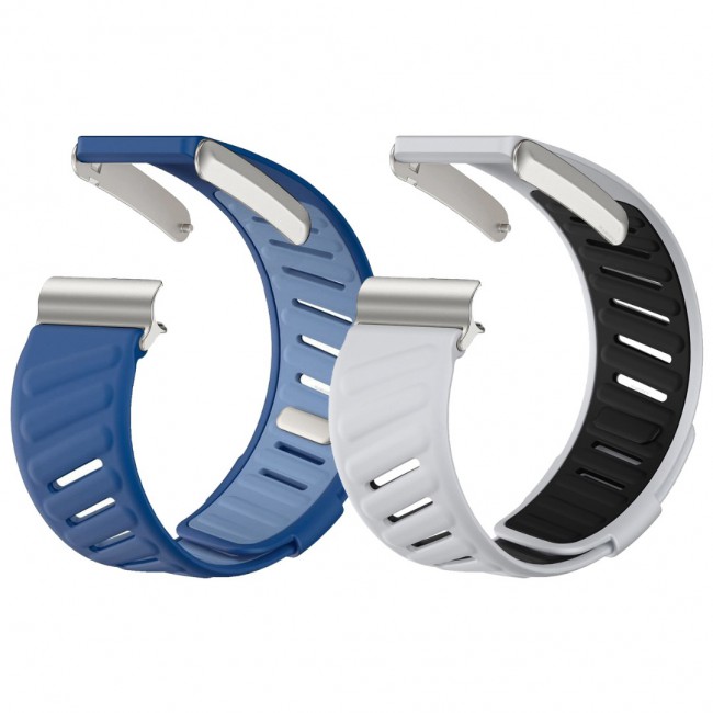 MARGOUN Silicone Sports Band Strap Compatible with Whoop 5.0 /MG,One, Peak &amp; Life Devices, ECG Compatiblity, for Men Women, Breathable Adjustable Waterproof Replacement Wristband - 2 Pack D