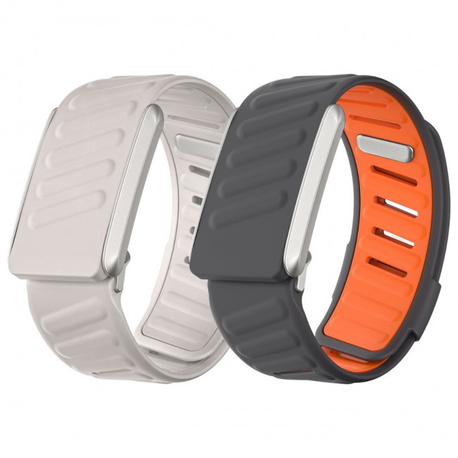 MARGOUN Silicone Sports Band Strap Compatible with Whoop 5.0 /MG,One, Peak &amp; Life Devices, ECG Compatiblity, for Men Women, Breathable Adjustable Waterproof Replacement Wristband - 2 Pack F