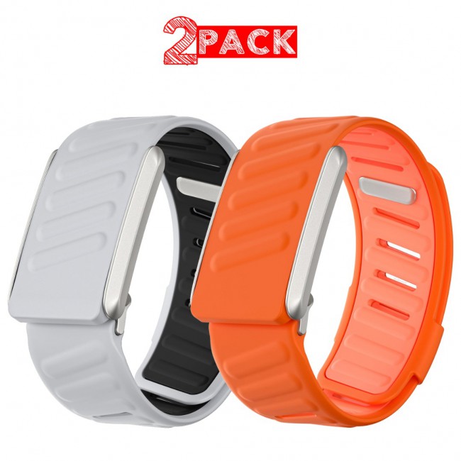 MARGOUN Sport Band for Whoop 4.0, Breathable Adjustable Wristband, Water Proof, Replacement Strap, Soft, Comfort, Durability, Easy to Use - 2 Pack A