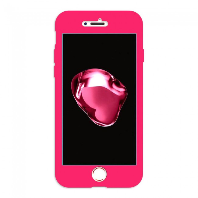 Margoun 360 Full Protection Protective Silicone Case Cover Compatible with iPhone 7 Plus 