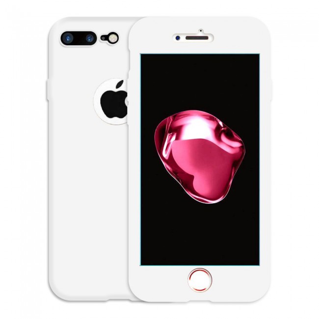 Margoun 360 Full Protection Protective Silicone Case Cover Compatible with iPhone 7 Plus 