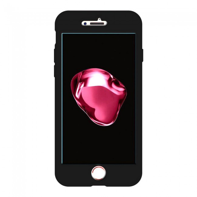 Margoun 360 Full Protection Protective Silicone Case Cover Compatible with iPhone 7 Plus 